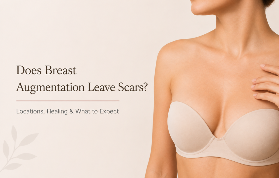 Breast augmentation scars and healing timeline after implant surgery