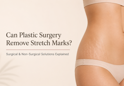 Stretch mark removal treatment and body contouring surgery for smoother skin
