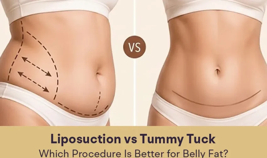 liposuction vs tummy tuck